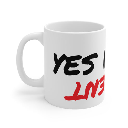 Yes I am Different White Ceramic Mug, 11oz