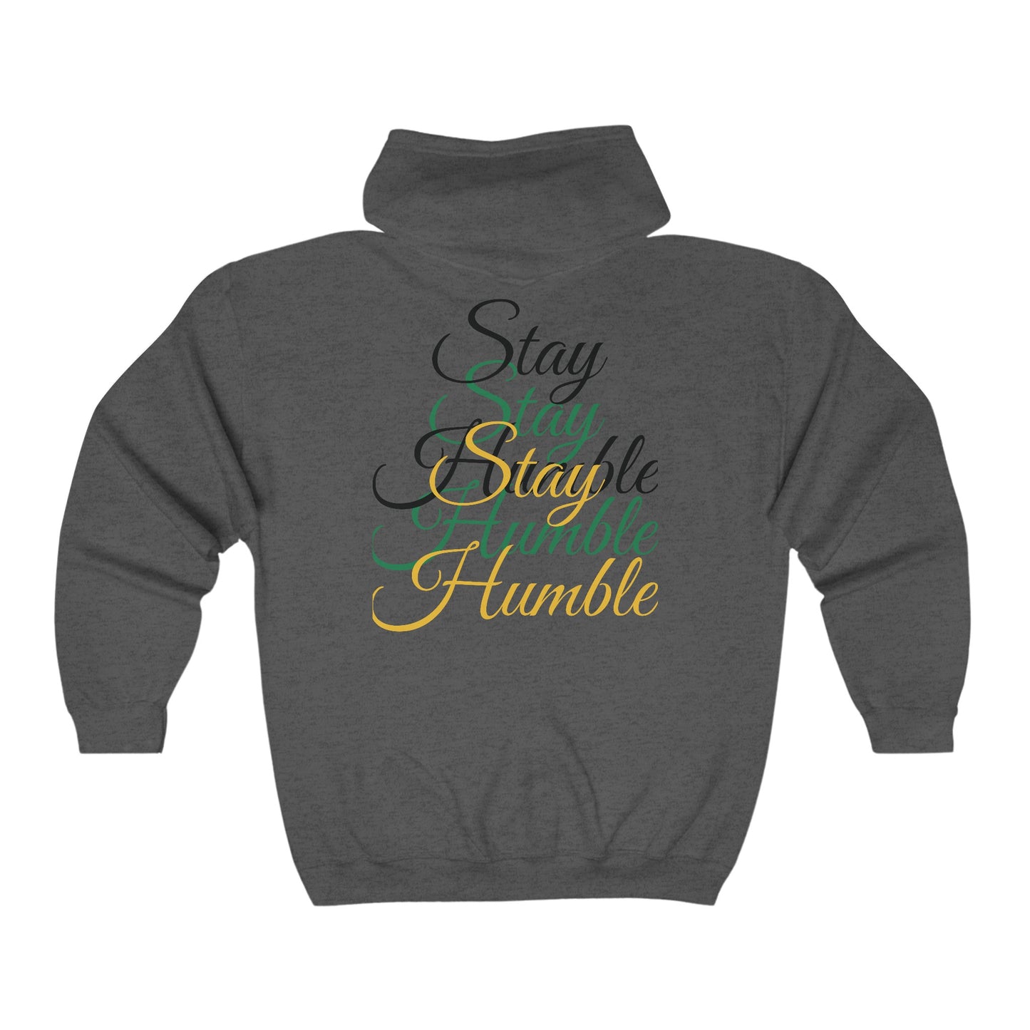 Stay Humble Unisex Heavy Blend™ Full Zip Hooded Sweatshirt